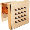 Mexen Cube surface-mounted side shower nozzle, rose gold - 79360-60