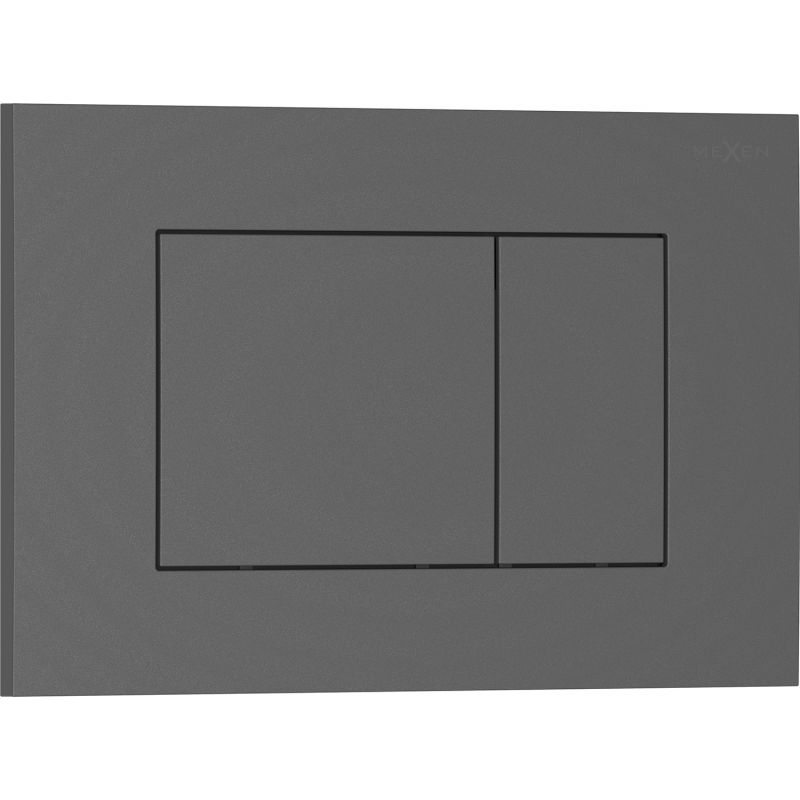 Mexen Tex 02 flush button, grey - 6102-05