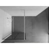 Mexen Kioto Walk-in Shower Screen 80 x 200 cm, Black Grid 8 mm, White - 800-080-101-20-77