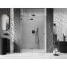 Mexen Lunar L shower door left hinged 135 cm, transparent, gun gray brushed - 834L-135-000-66-00-L