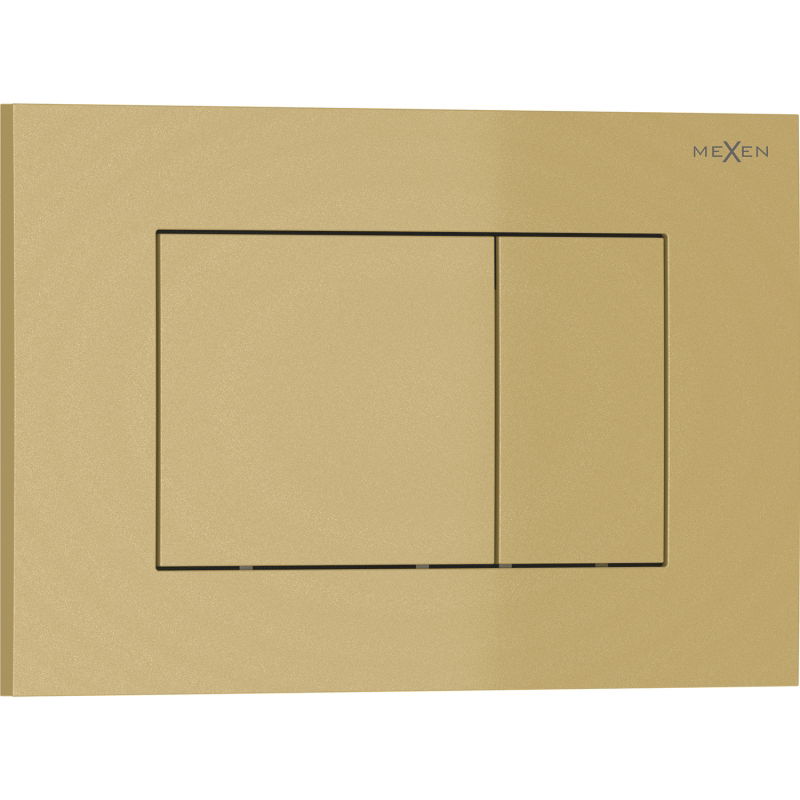 Mexen Tex 02 flush button, gold - 6102-06
