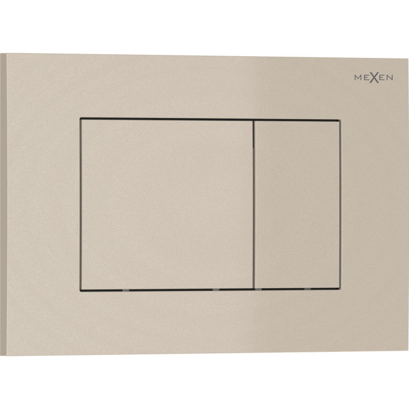 Mexen Tex 02 flush button, beige - 6102-07