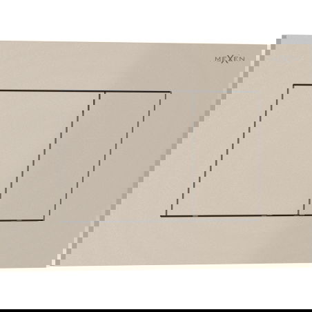 Mexen Tex 02 flush button, beige - 6102-07