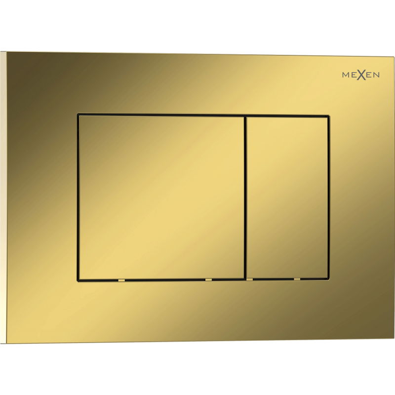Mexen Tex 02 flush button, gold champagne glossy - 6102-08