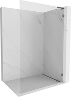 Mexen Lunar L Walk-in Shower Wall Right 70 x 200 cm, Transparent 8 mm, Gun Gray Brushed - 830L-070-000-66-00-P