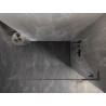 Mexen Lunar L Walk-in Shower Wall Right 110 x 200 cm, Transparent 8 mm, Brushed Gun Gray - 830L-110-000-66-00-P