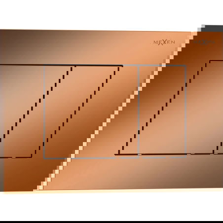 Mexen Tex 02 flush button, shiny rose gold - 6102-09