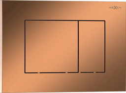 Mexen Tex 02 flush button, shiny rose gold - 6102-09