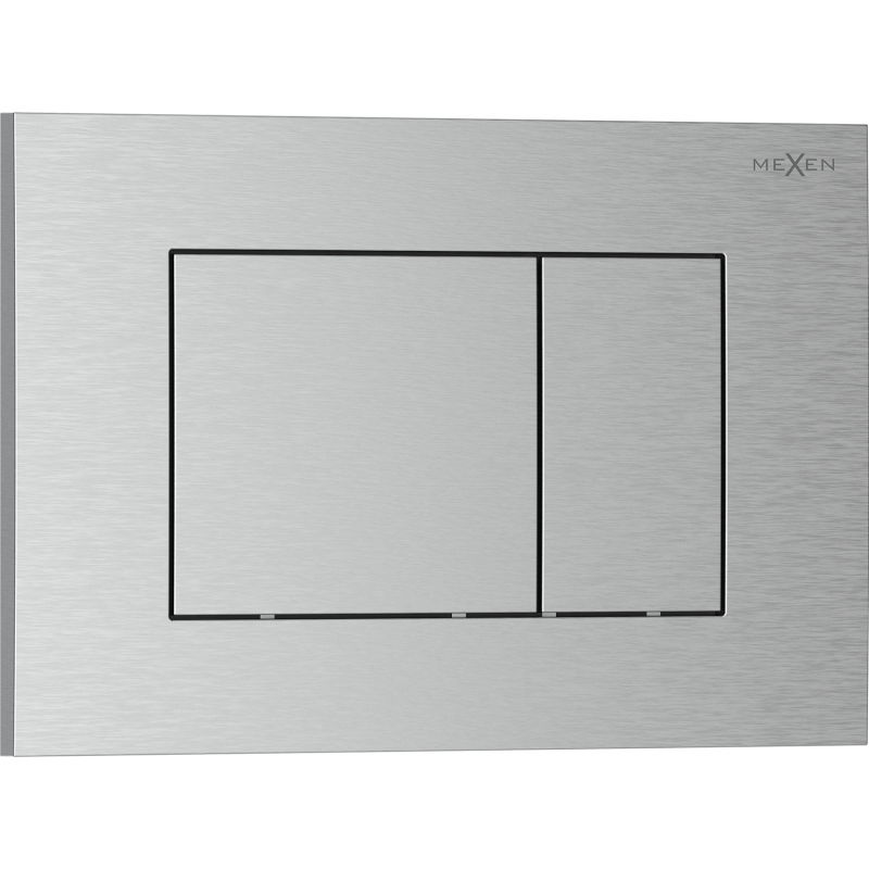 Mexen Tex 02 flush button, brushed nickel - 6102-10