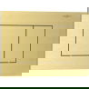 Mexen Tex 02 flush button, brushed gold - 6102-11