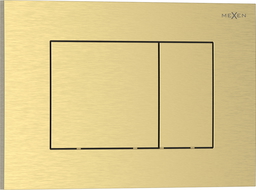 Mexen Tex 02 flush button, brushed gold - 6102-11
