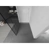 Mexen Kioto Walk-in Shower Wall 120 x 200 cm, Black Pattern 8 mm, White - 800-120-101-20-78