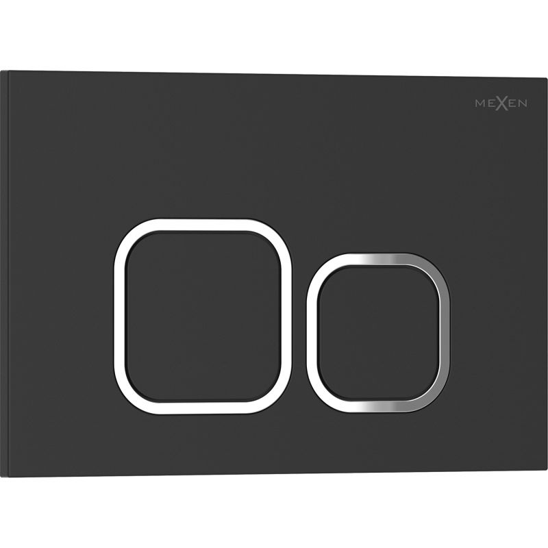 Mexen Tex 03 flush button, black matte - 6103-02