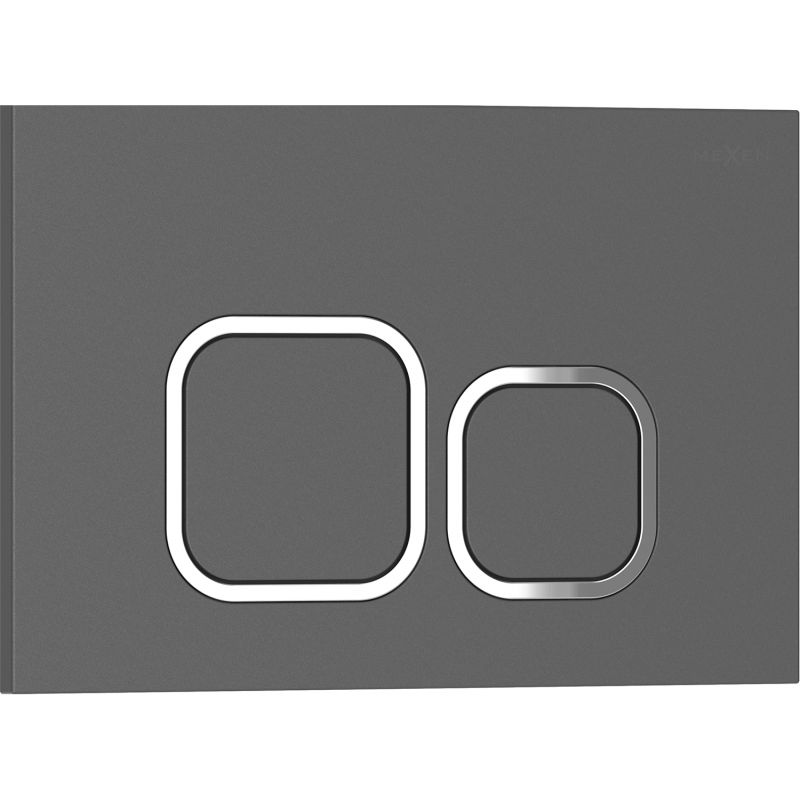 Mexen Tex 03 flush button, gray - 6103-05