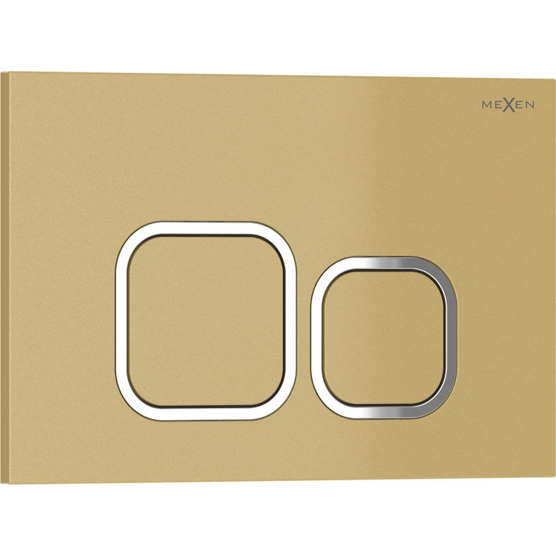 Mexen Tex 03 flush button, gold - 6103-06