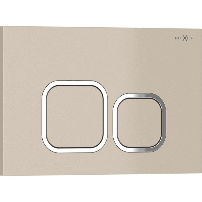Mexen Tex 03 flushing button, beige - 6103-07