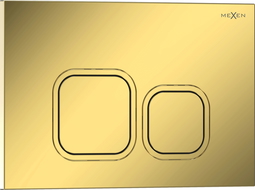 Mexen Tex 03 flush button, glossy champagne gold - 6103-08