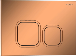 Mexen Tex 03 flush button, shiny rose gold - 6103-09