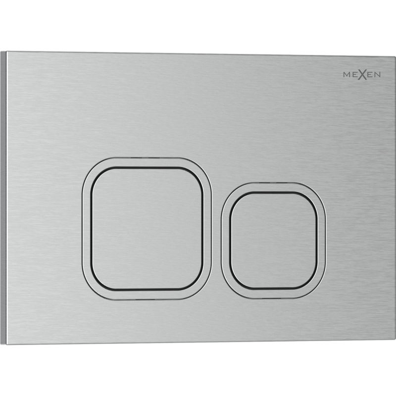 Mexen Tex 03 flush button, brushed nickel - 6103-10