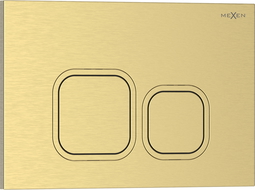 Mexen Tex 03 flush button, brushed gold - 6103-11