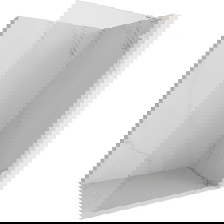 Mexen Lunar L Walk-in Shower Wall Right 70 x 200 cm, Transparent 8 mm, Brushed Nickel - 830L-070-000-97-00-P