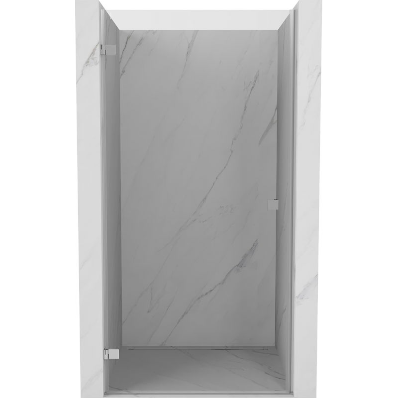 Mexen Lunar-B left hinged shower door 90 cm, transparent, chrome - 832-090-000-01-00-L