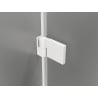 Mexen Lunar-B shower door left hinged 60 cm, transparent, white - 832-060-000-20-00-L