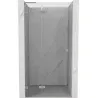 Mexen Lunar L Left-Hand Hinged Shower Door 80 cm, Transparent, Brushed Nickel - 834L-080-000-97-00-L