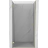 Mexen Lunar-B left-hinged shower door 100 cm, transparent, gold - 832-100-000-50-00-L