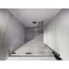 Mexen Lunar L shower door swinging left 100 cm, transparent, brushed nickel - 834L-100-000-97-00-L