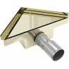 Mexen Flat-T M13 floor drain triangular 20 x 20 cm, gold - 1510320