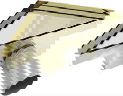 Mexen Flat-T M13 triangular floor drain 20 x 20 cm, gold - 1510320