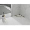 Mexen Flat-T M13 floor drain triangular 20 x 20 cm, gold - 1510320
