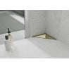 Mexen Flat-T M13 floor drain triangular 20 x 20 cm, gold - 1510320