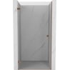 Mexen Lunar-B 60 cm Left Hinged Shower Door, Transparent, Rose Gold - 832-060-000-60-00-L