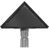 Mexen Flat-T M13 triangular floor drain 20 x 20 cm, black - 1710320