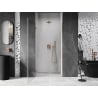 Mexen Lunar-B left hinged shower door 90 cm, transparent, rose gold - 832-090-000-60-00-L