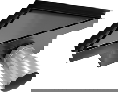 Mexen Flat triangular floor drain 20 x 20 cm, Black - 1710320