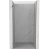 Mexen Lunar-B Left Hinged Shower Door 65 cm, Transparent, Brushed Copper - 832-065-000-65-00-L