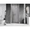 Mexen Lunar L shower door hinged right 125 cm, transparent, chrome - 834L-125-000-01-00-P