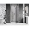 Mexen Lunar L shower door hinged right 125 cm, transparent, chrome - 834L-125-000-01-00-P