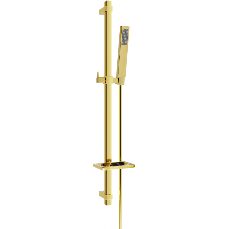 Mexen DQ00 sliding shower set, Gold - 785004581-50
