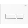 Mexen Tex 04 flush button, glossy white - 6104-01