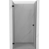 Mexen Lunar-B shower door left swing 100 cm, transparent, black - 832-100-000-70-00-L