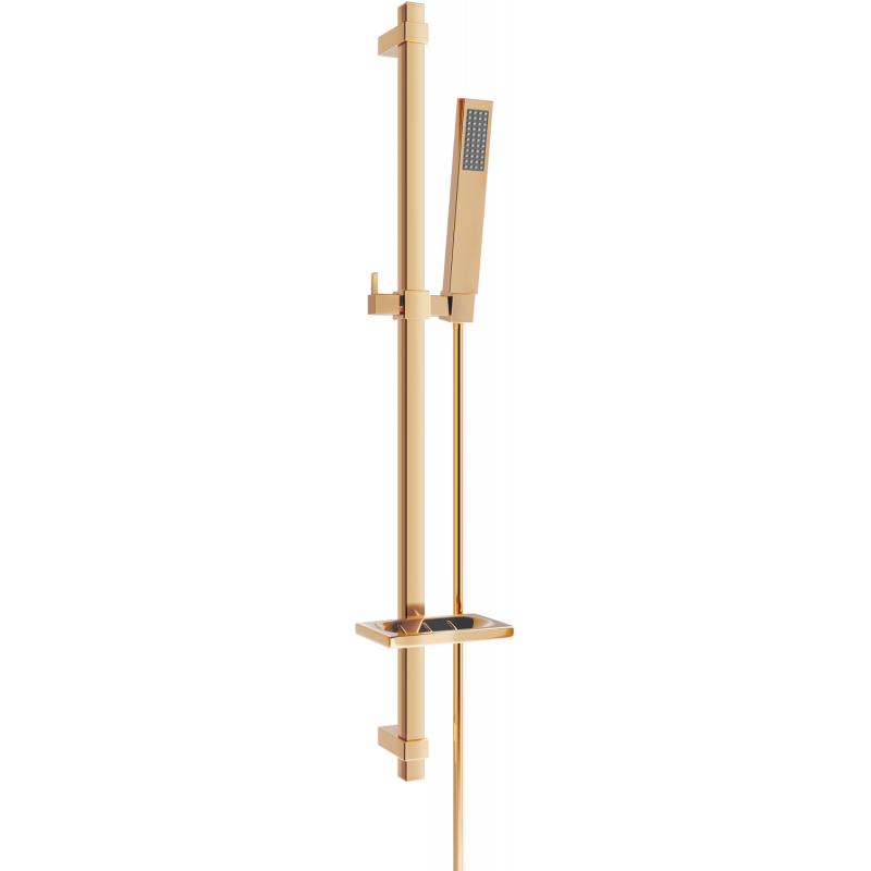 Mexen DQ00 sliding shower set, Rose gold - 785004581-60