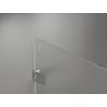 Mexen Lunar-F foldable shower door left 60 cm, transparent, chrome - 836-060-000-01-00-L