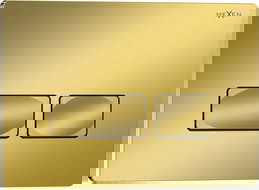 Mexen Tex 04 flush button, shiny champagne gold - 6104-08