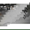 Mexen Kioto free-standing shower screen 100 x 200 cm, Transparent/Black pattern 8 mm, White - 800-100-002-20-78