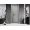 Mexen Lunar-B right-hinged shower door 65 cm, transparent, brushed gold - 832-065-000-55-00-P