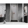 Mexen Lunar-B Right Hinged Shower Door 100 cm, Transparent, Brushed Copper - 832-100-000-65-00-P